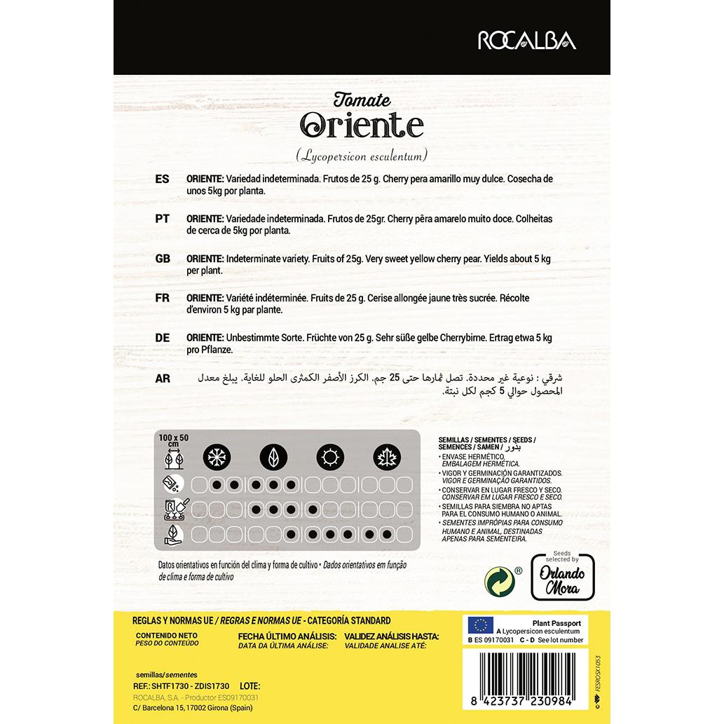 Sementes de tomate Coleção Oriental