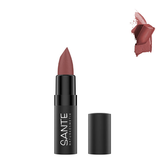 Batom Matte 04 Sheer Rosewood, Sante, 4,5g