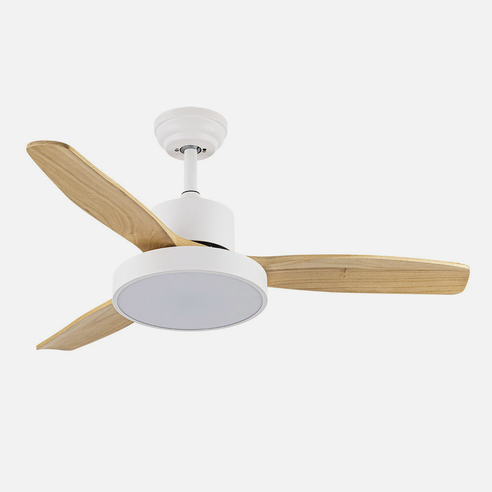 Ventilador Dc Kavala 48w Blanco 3aspas Haya 112d 6velocidades 4078lm 3000-4000-6000k Remoto+memoria+temporizador_3