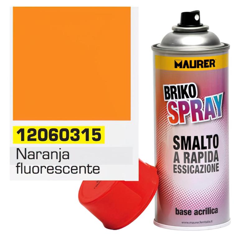 Spray Pintura Naranja Fluorescente 400 Ml._0