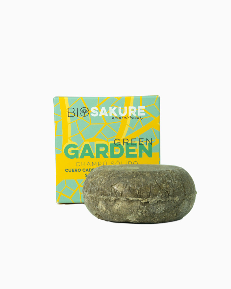 Green Garden - Champú Sólido Para Cuero Cabelludo Graso 85 G Bio Sakure_3