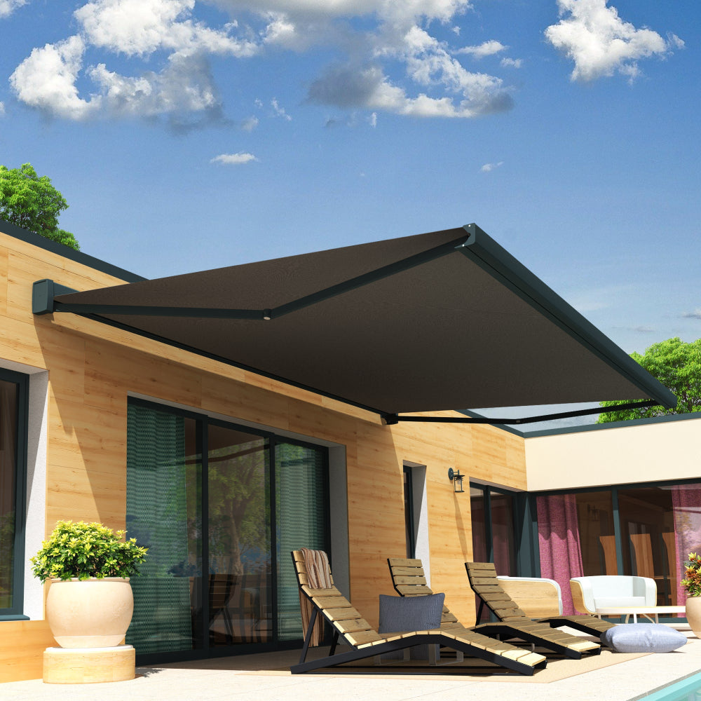 Toldo Cofre Gata 6,00x3,50 M (manual - Gris - Gris)_4