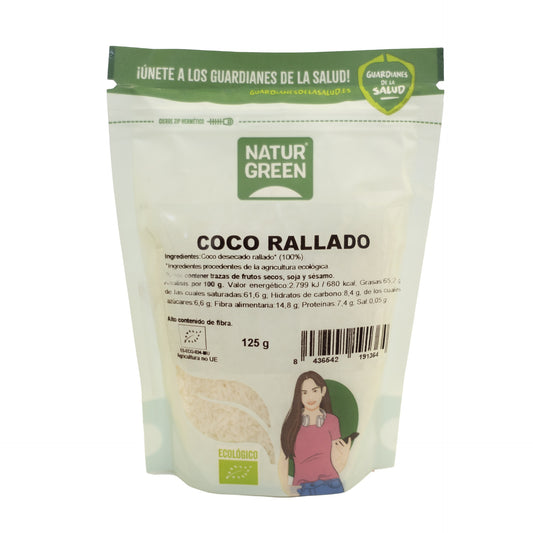Coco Ralado Biológico Naturgreen 125 g