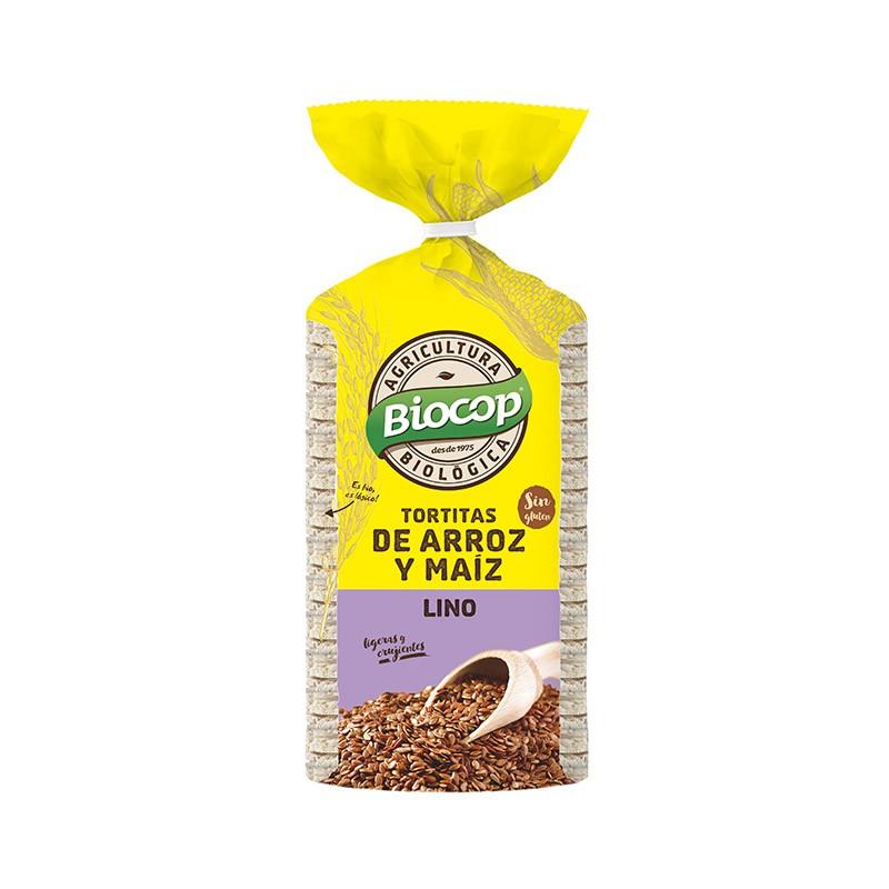 Bolinhos de Arroz e Milho com Linho Biocop 200 g