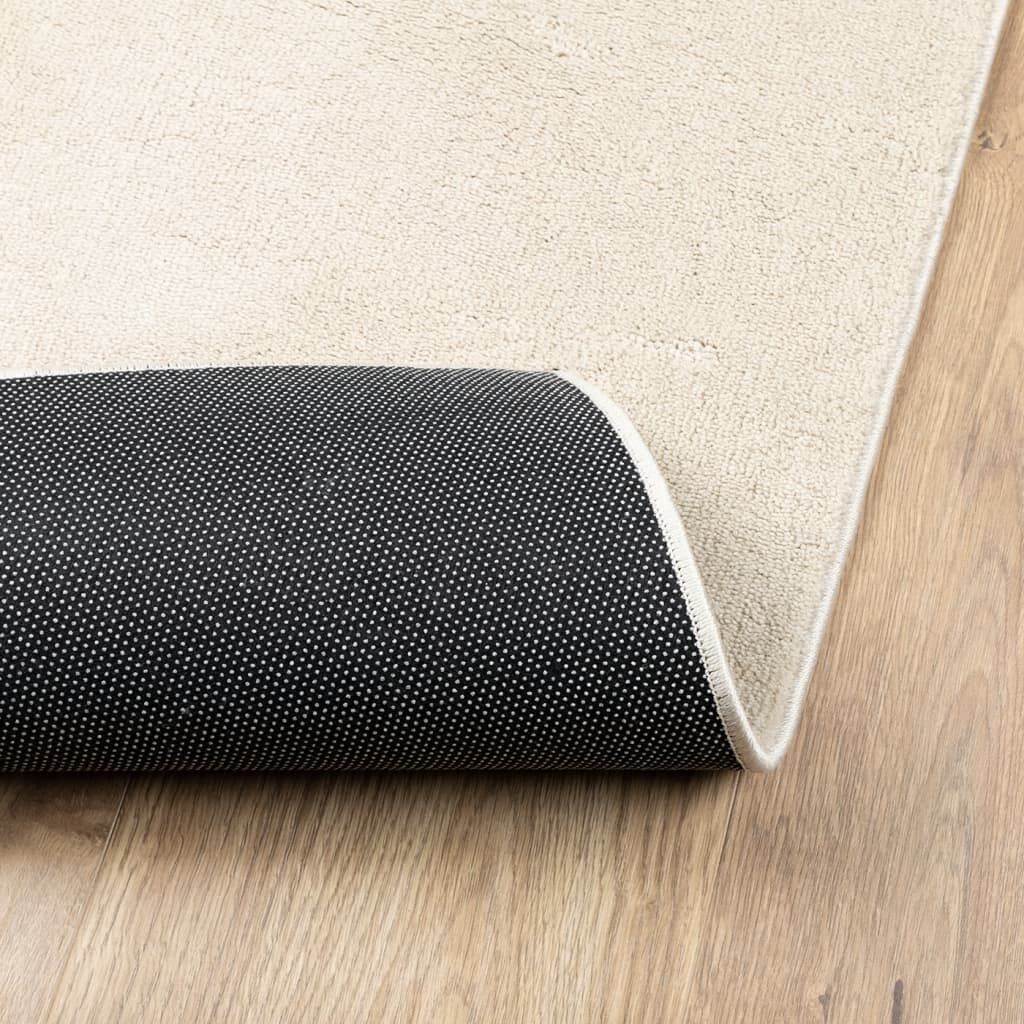 Vidaxl Alfombra De Pelo Corto Oviedo Beige 160x160 Cm_4