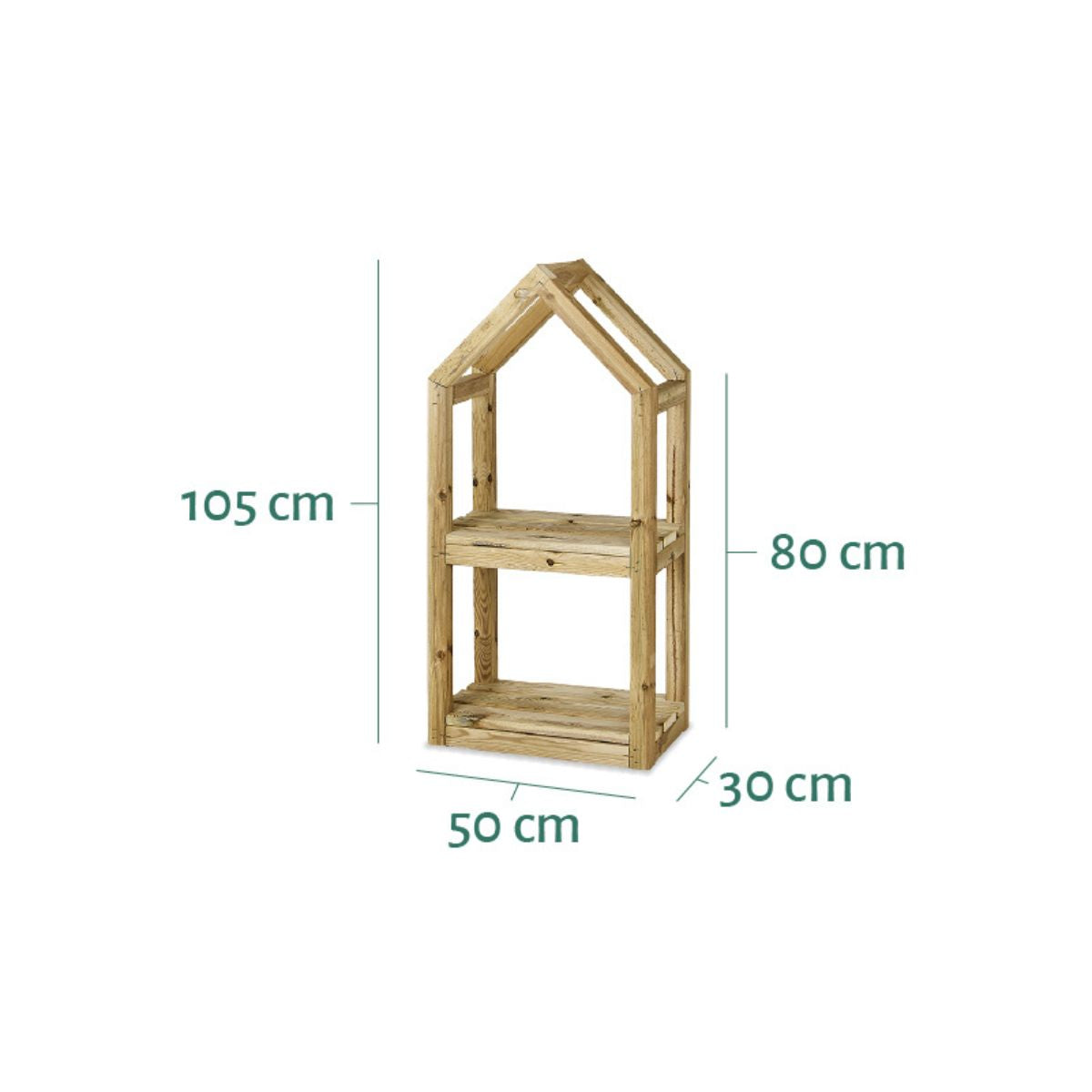Estante de madeira para autoclave Campanile Outdoor S