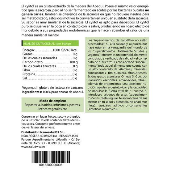 Xilitol 200 g, Vida Saudável