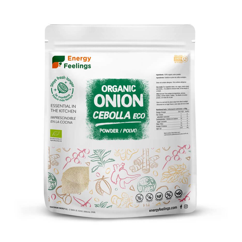 Pó de cebola biológica Energy Feelings 200 g