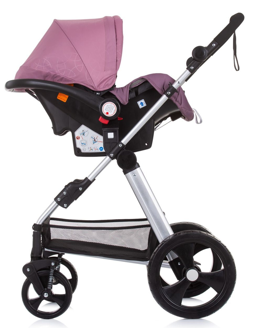 Carrito De Bebé Havana Trío Convertible Hasta 22 Kg Con Bolso Y Mosquitera Rose Water_4