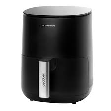 Fritadeira de ar quente sem óleo Cecofry Deluxe Rapid Moon de 2,5 L. 1400 W, ideal para dietas, função forno, cesto e grelha laváveis na máquina de lavar louça.