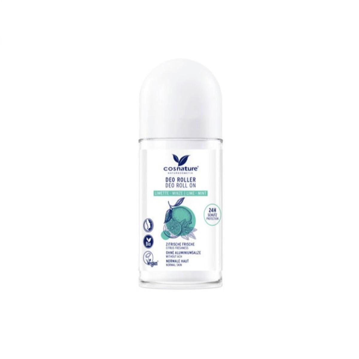Desodorizante roll-on Cosnature BIO menta e limão 24h 50 ml