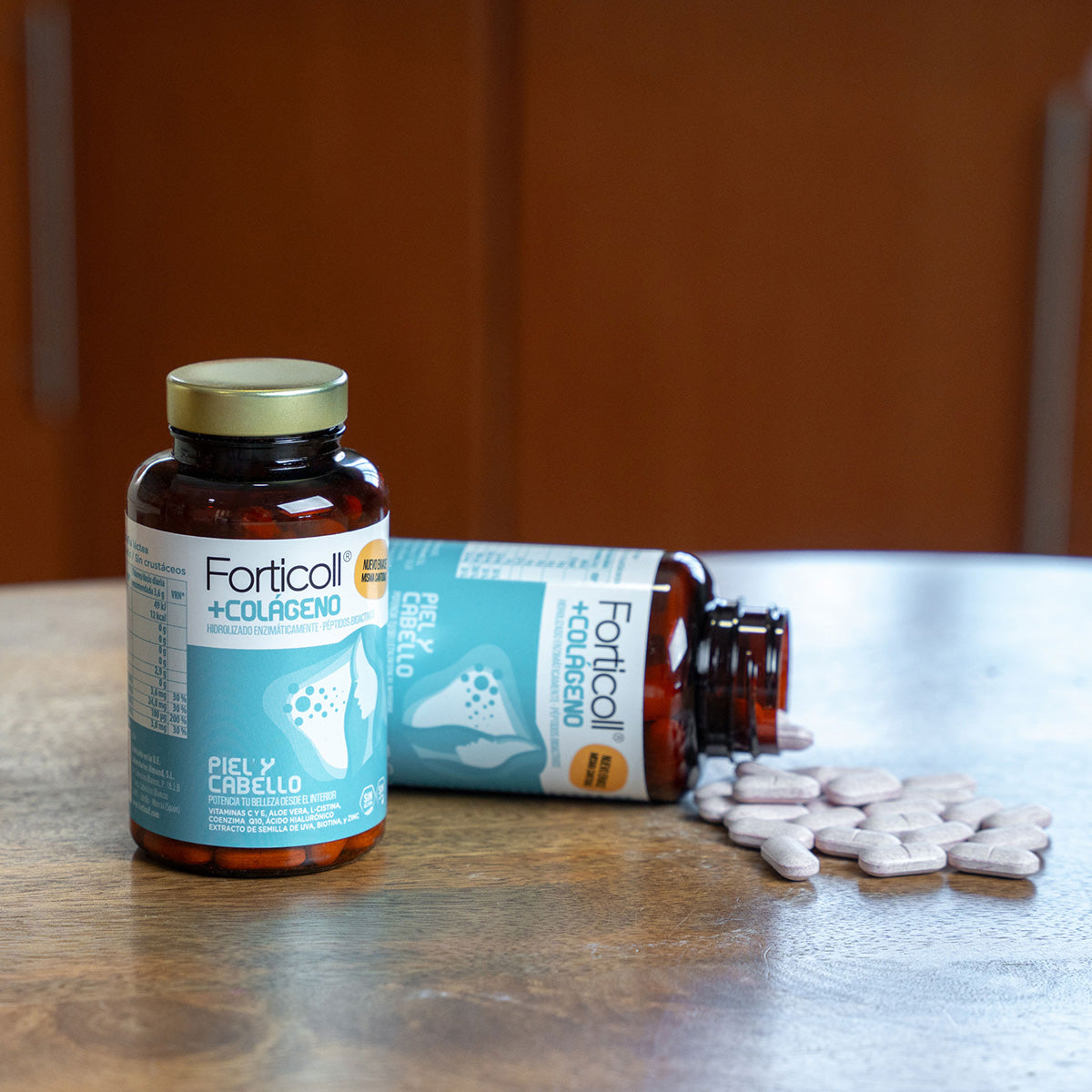Colagénio Bioativo para Pele e Cabelo Forticoll 120 comprimidos