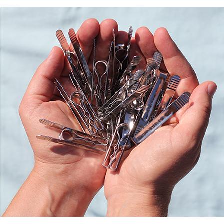 Molas de roupa em aço inoxidável Pincinox