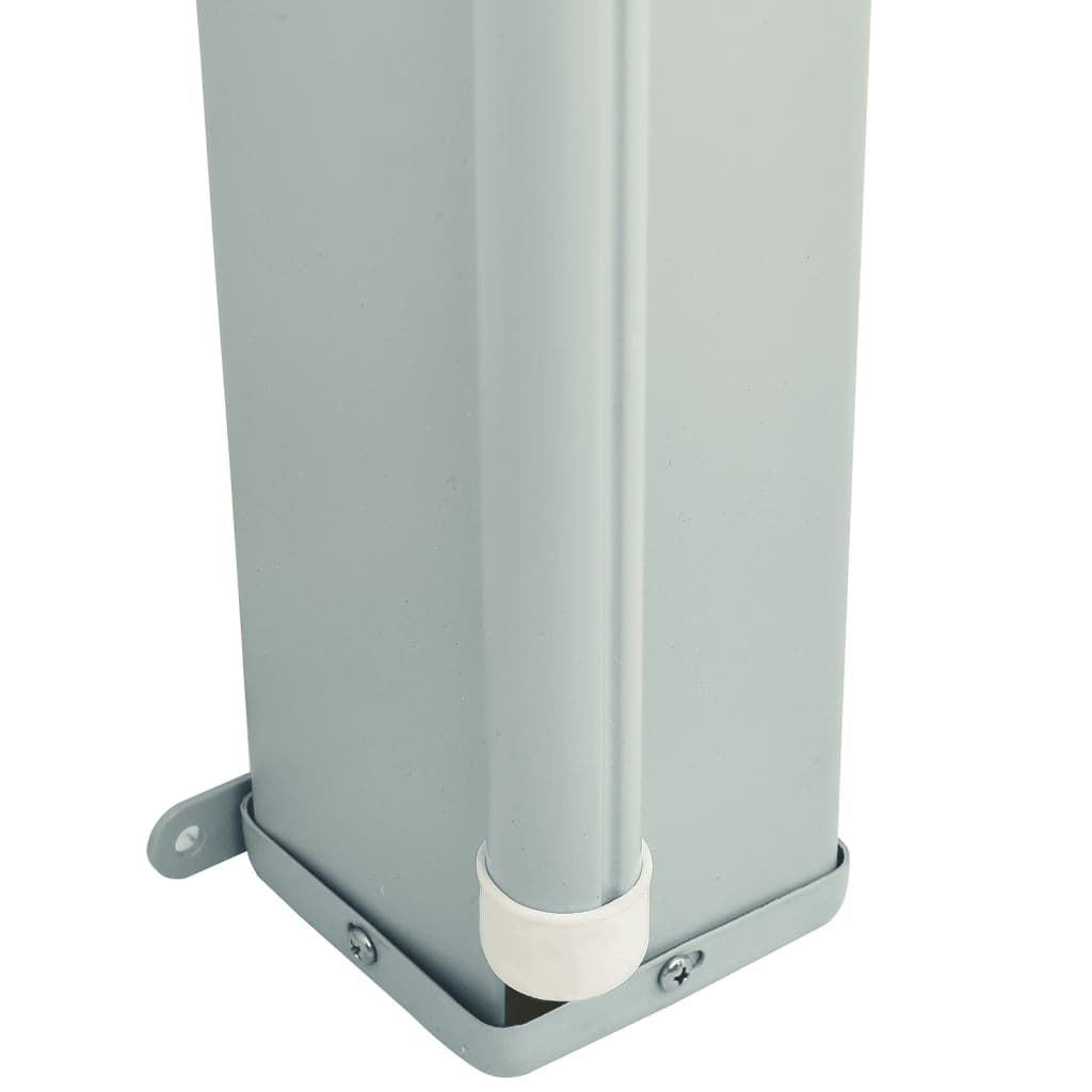 Vidaxl Toldo Lateral Retráctil Para Patio Gris 140x600 Cm_4