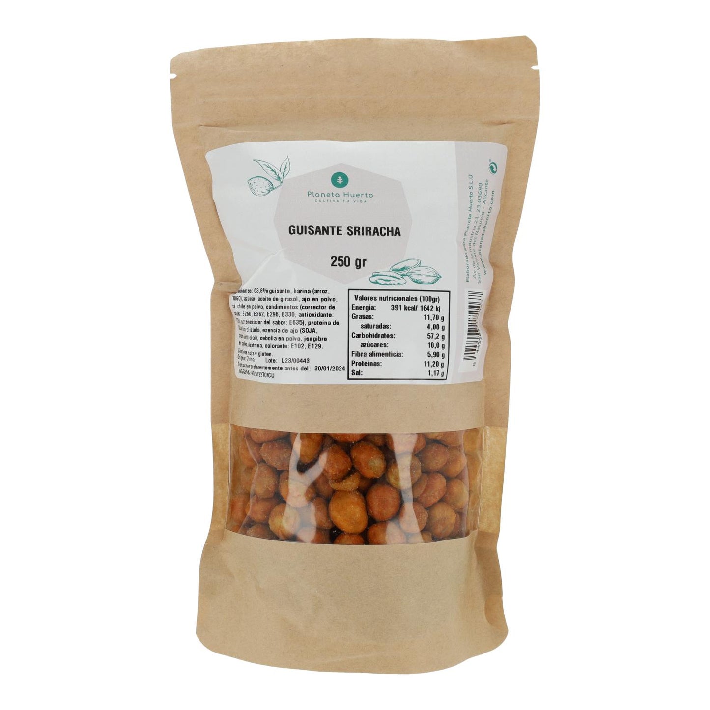 Planeta Huerto Siracha Ervilha 250 g