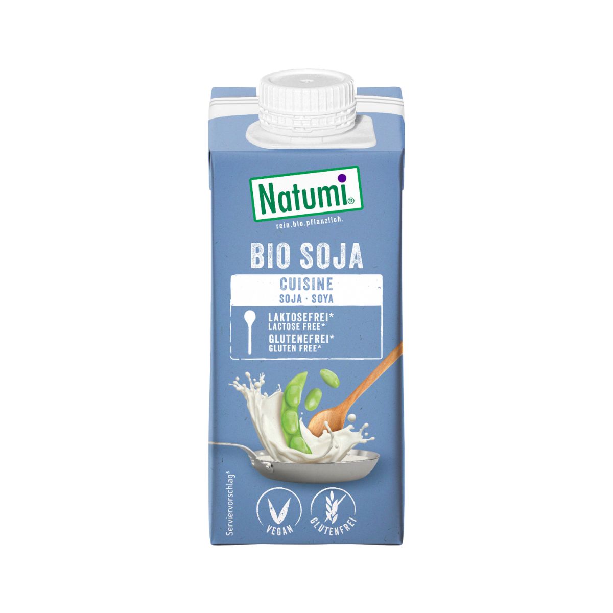 Pack x3 Natumi Creme de Soja Líquido Orgânico para Cozinha 200 ml