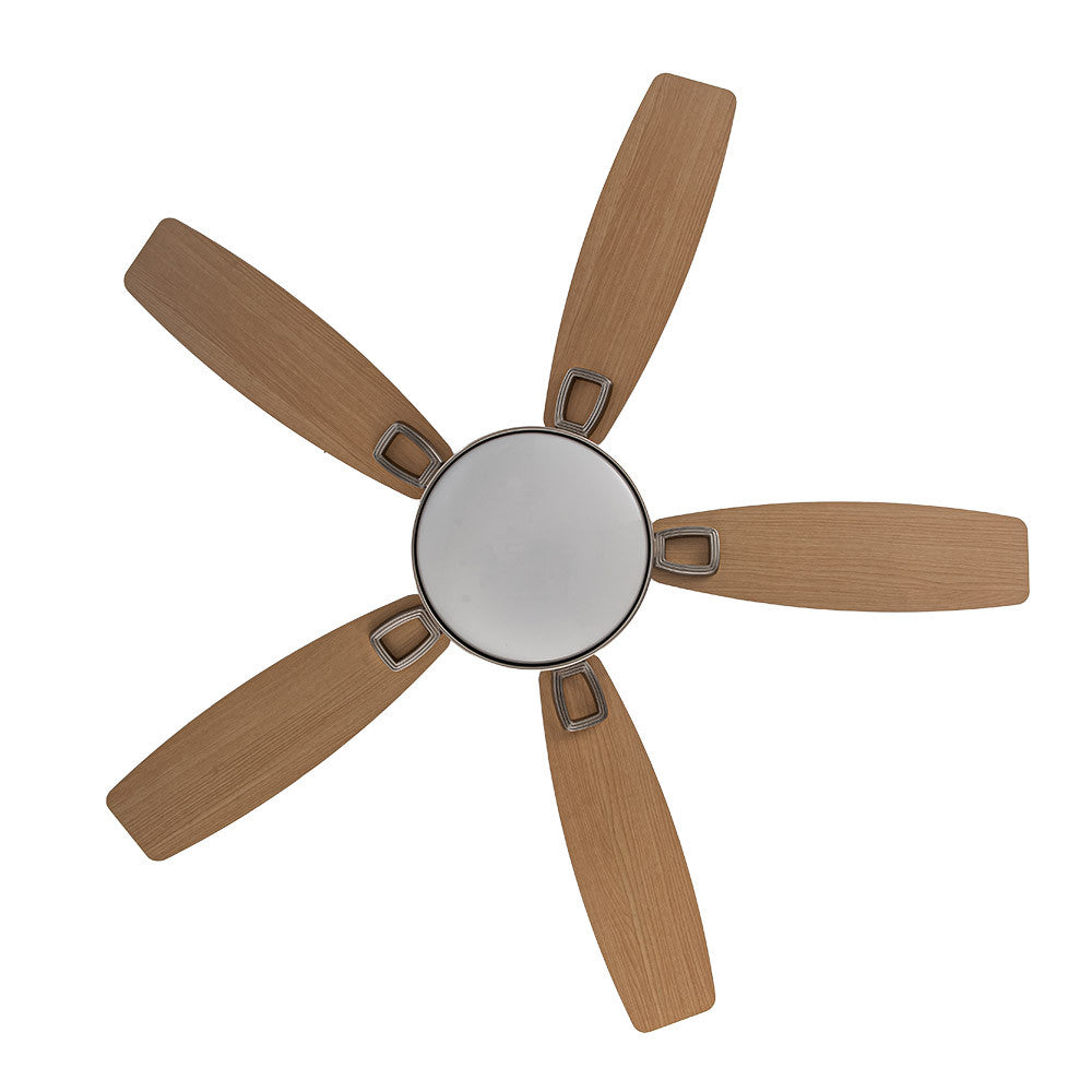 Ventilador 30w Dc Braw Niquel 5 Aspas Plata/haya 6 Vel. 3 Colores 106,7d C/remoto, Memoria Y Temporizador 2850lm_3