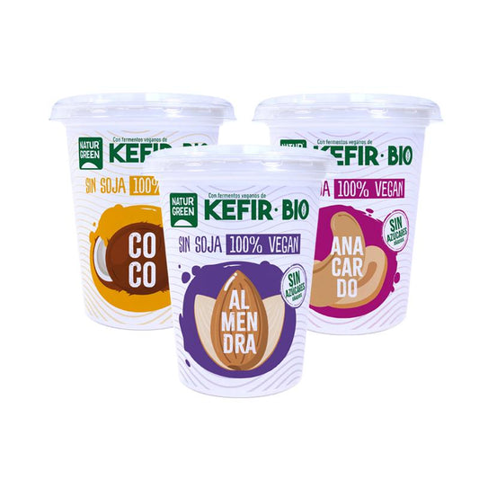 NaturGreen Bio Natural Kefir pacote multi-sabores 400 g