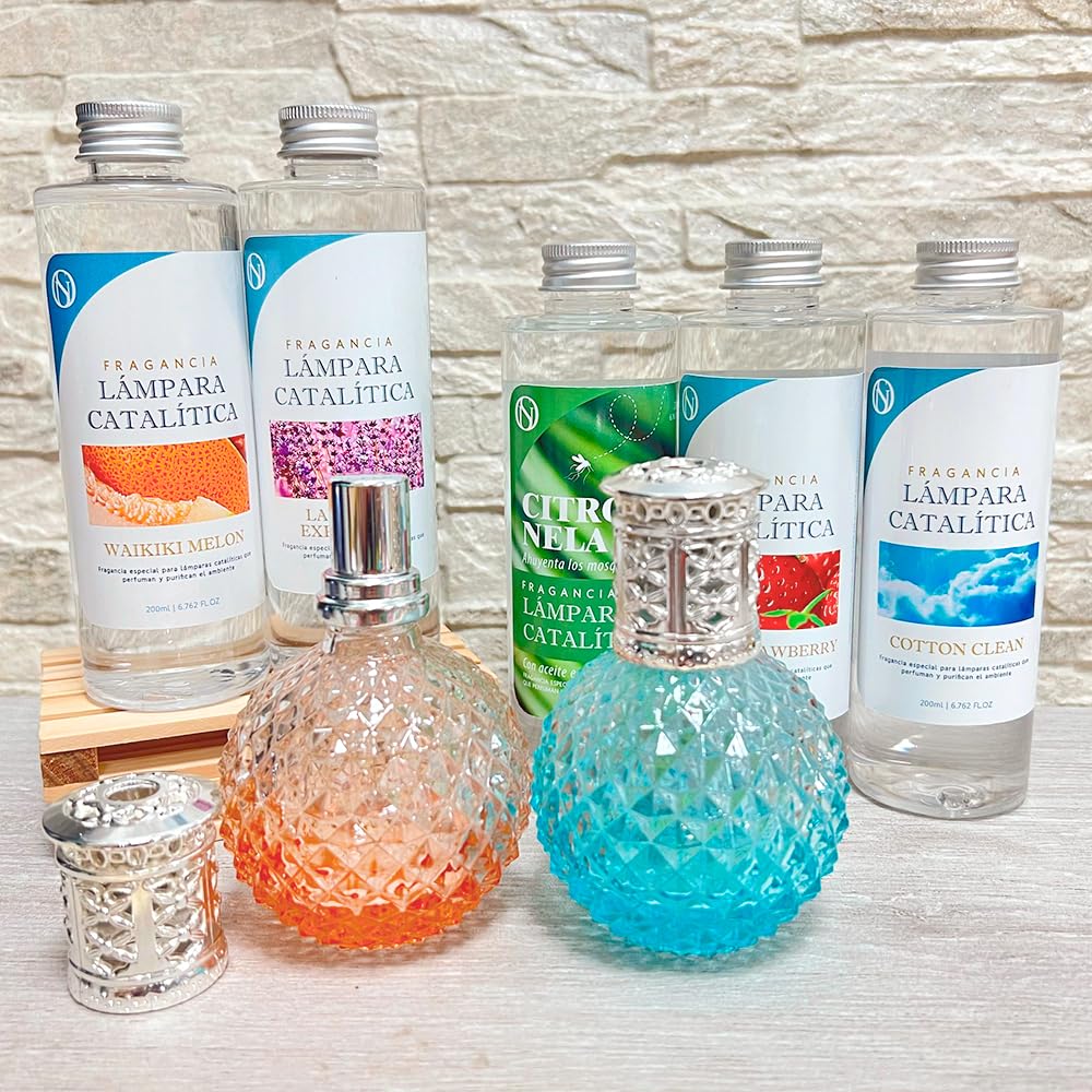 Lámpara Catalítica Blue Diamonds (100ml) - Sanea El Ambiente Y Elimina Los Malos Olores E Impurezas Del Aire_5
