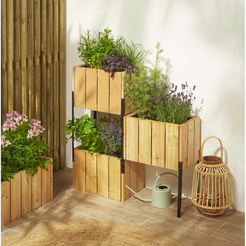 Floreira de varanda ACANTA 826x282x860 mm