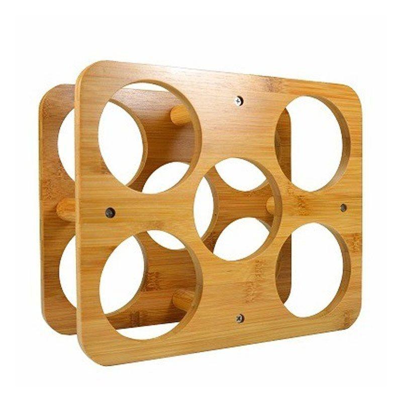 Porta-garrafas em bambu Jocca