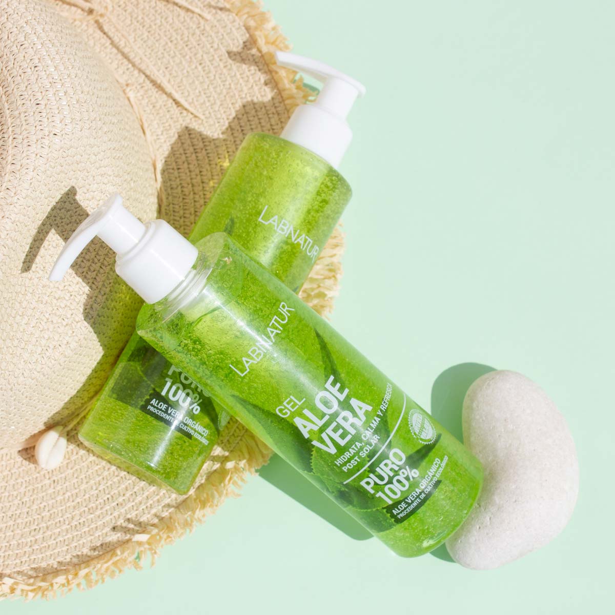 Gel ALOE VERA 100% PURO | Ecológico y Vegano | Piel Sensible | Hidrata, Nutre, Calma y Refresca | Rápida Absorción_4
