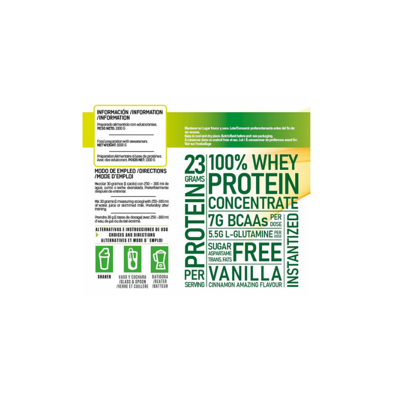 Whey 100% Efne Vainilla Con Canela 1 Kg_2