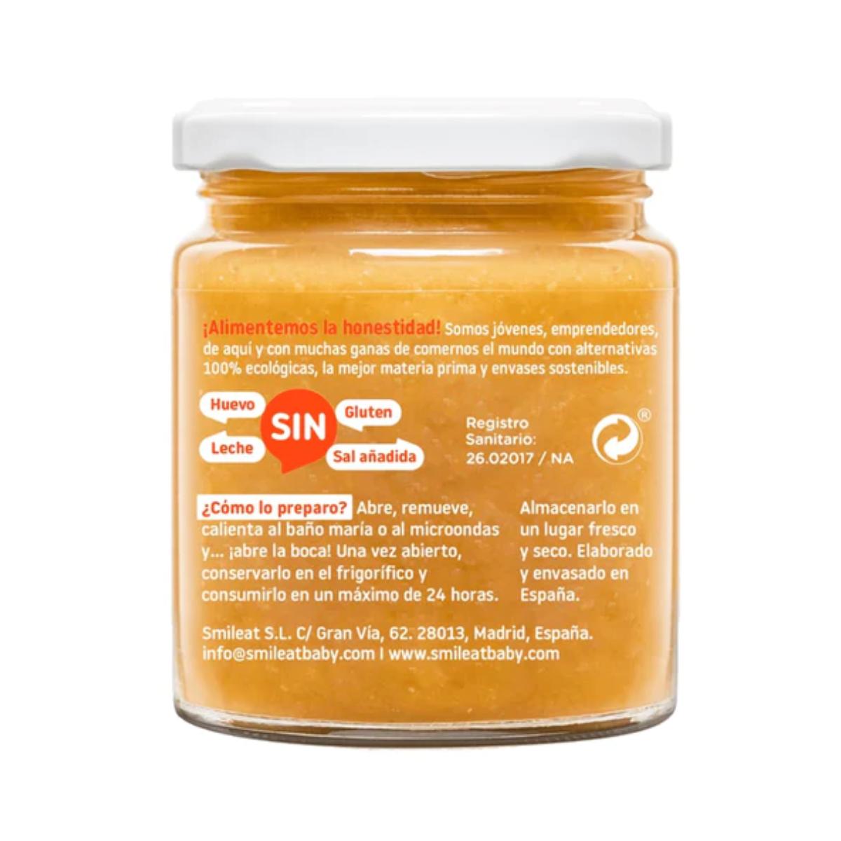 PROMOÇÃO 3x Smileat Abóbora e Courgette Biológicas Pote +6 meses, 230g