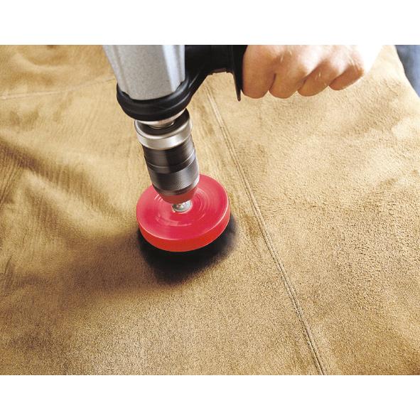 Wolfcraft 2713000 - 1 escova de polimento com cerdas macias, haste redonda Ø 6 mm Ø 80 mm