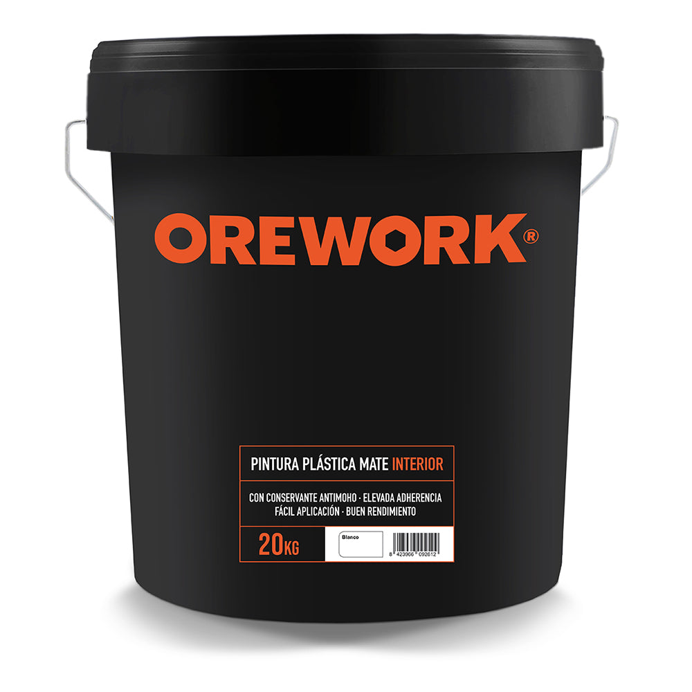 Pintura Plástica Mate Para Interior - Blanco - 20 Kg_0