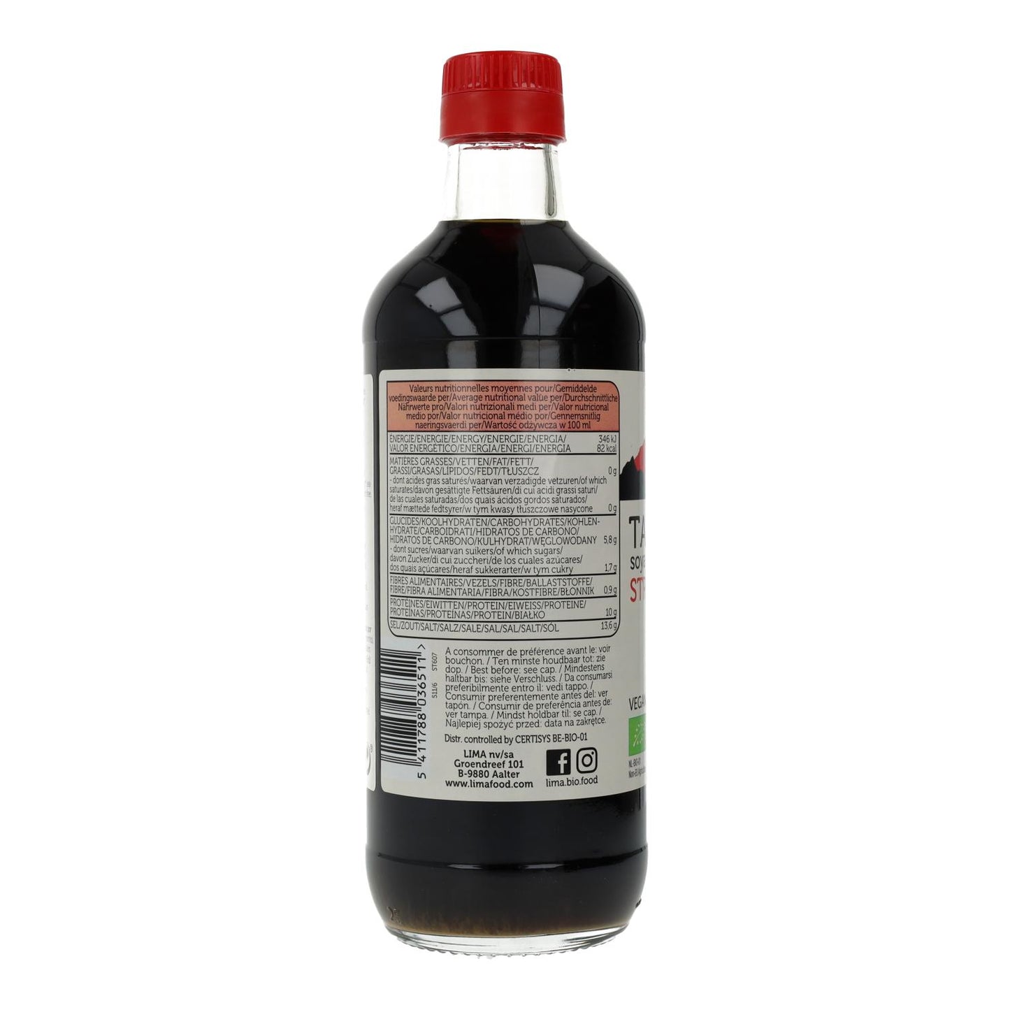 Molho de Soja Tamari Sabor Forte ECO Lima 500 ml