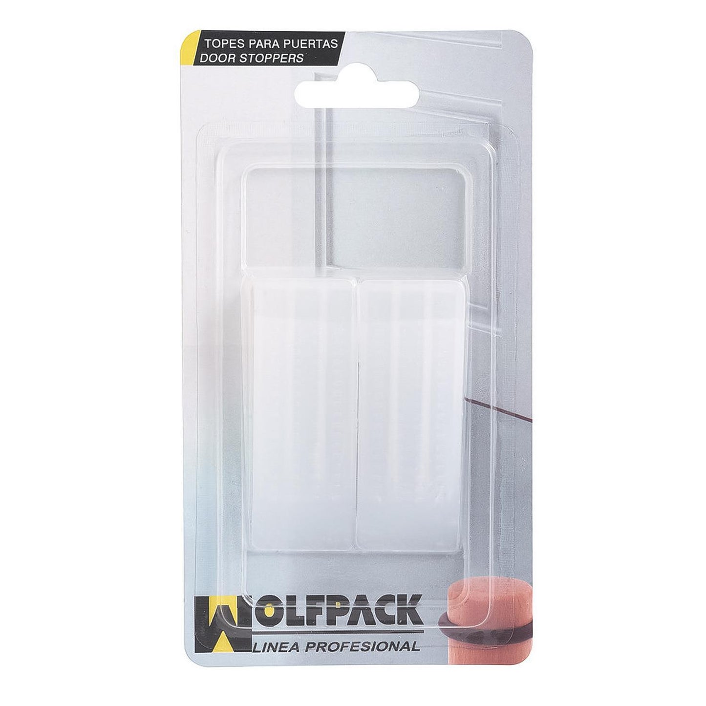 Cuñas Para Puerta Transparentes (blister 2 Unidades)