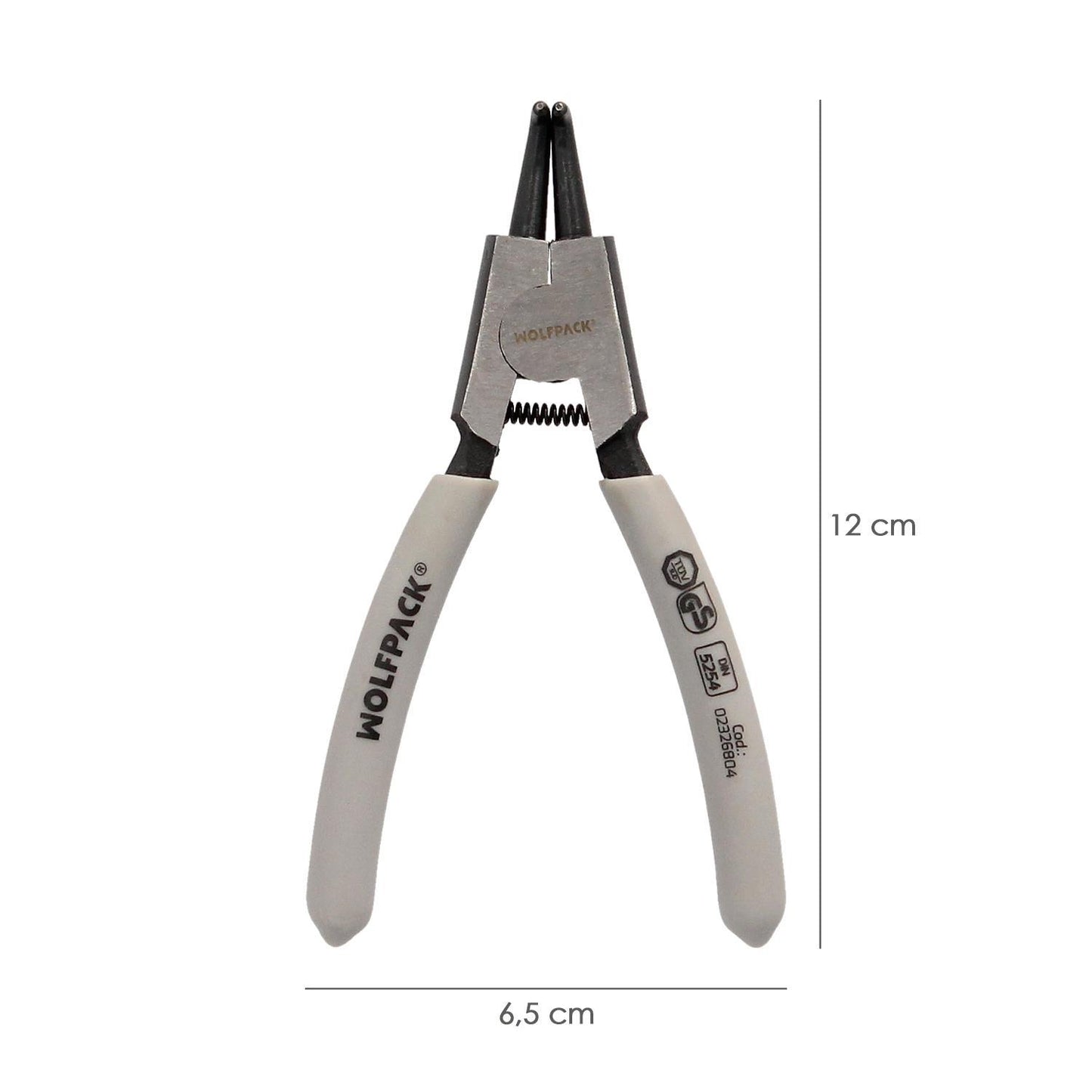 Alicates Arandelas Exteriores Curvo 125 Mm. Acero Din 5254. Anillos De Presion, Anillos De Retención, Arandelas Circlips