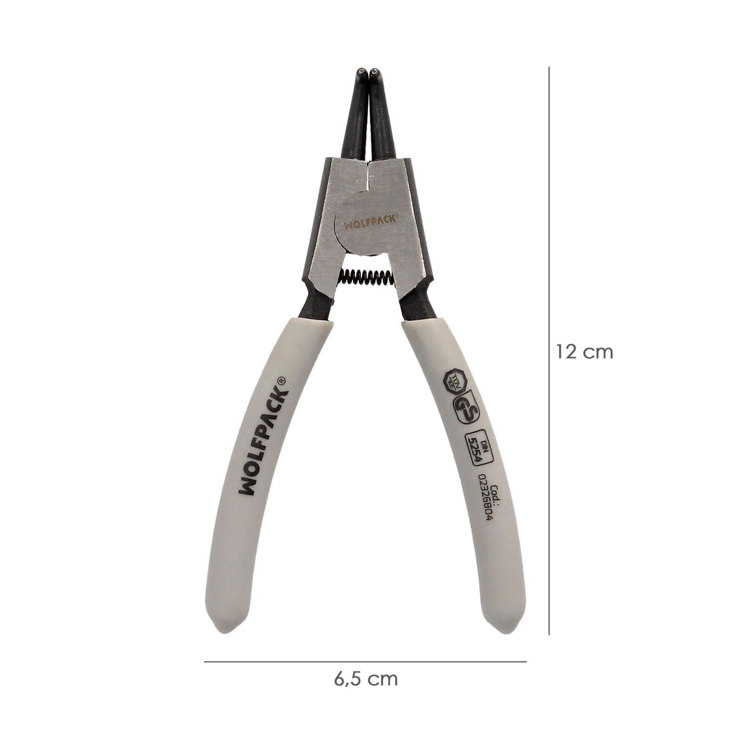 Alicates Arandelas Exteriores Curvo 125 Mm. Acero Din 5254. Anillos De Presion, Anillos De Retención, Arandelas Circlips