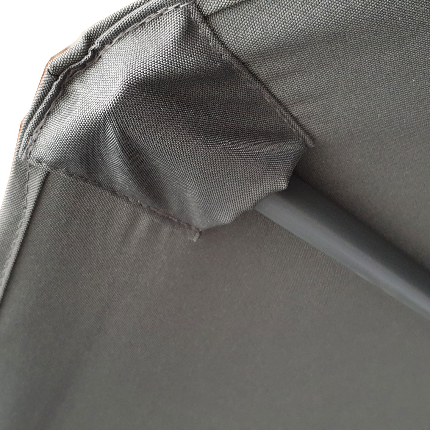 Tela Para Parasol De Exterior, Recambio Tela Para Parasoles De Edenjardi De Color Gris. Medidas 350x350 Cm_3