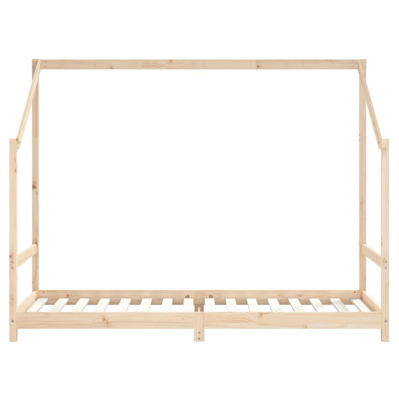 Vidaxl Estructura De Cama Infantil Madera Maciza De Pino 2x(80x200) Cm_5