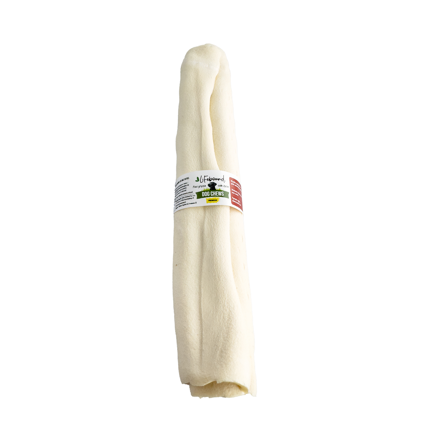 Lifebound - Hueso Masticable Natural Para Perros De Piel De Ternera En Rollo Sabor Natural - 10 Piezas - XXL_0