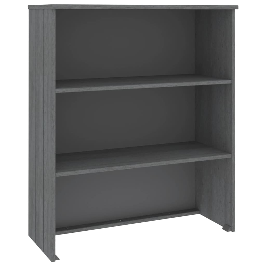 Aparador Superior Hamar Pino Macizo Gris Oscuro 85x35x100 Cm / Vetonek_5
