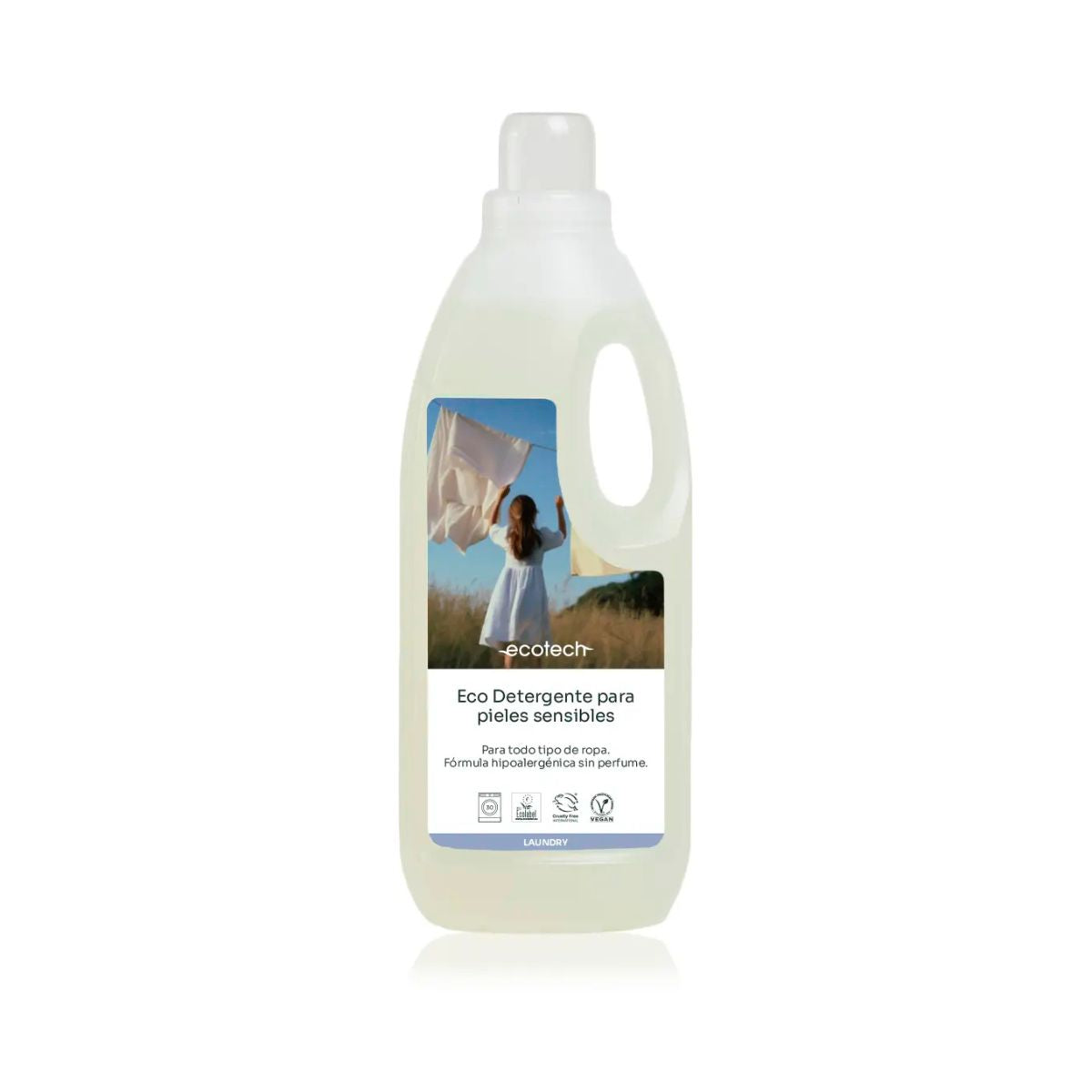Detergente líquido para máquina de lavar roupa Ecotech 2 l