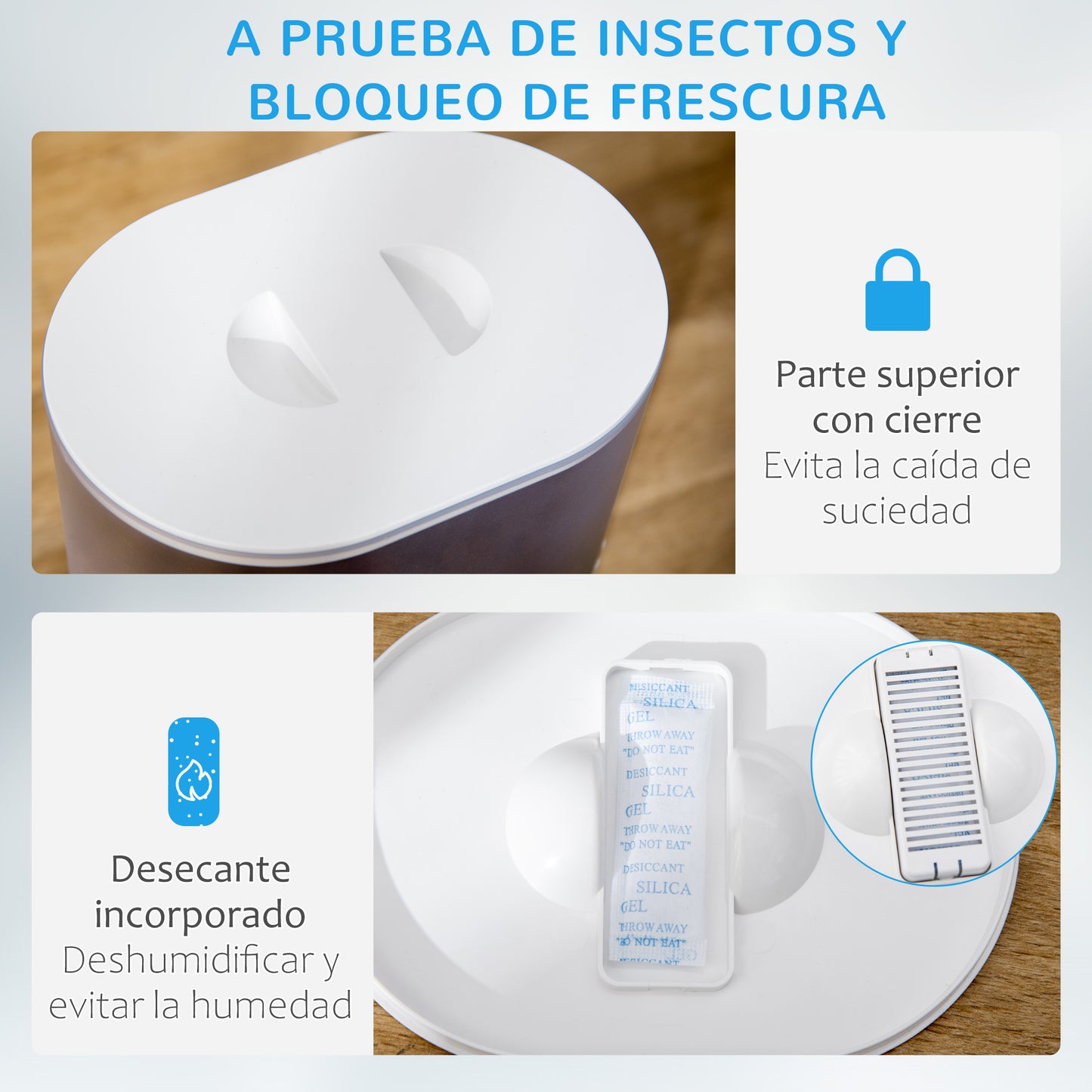 Pawhut Comedero Automático Perros 3,5l Con Pantalla Led Temporizador Grabación_5