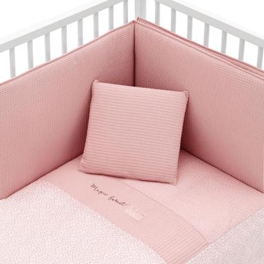 Conjunto de edredão 2 peças IV Berço 60 Forest 60x120x3 cm Cambrass Rosa Floresta Rosa