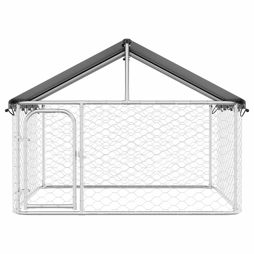 Perrera De Exterior Con Tejado 200x200x150 Cm_5