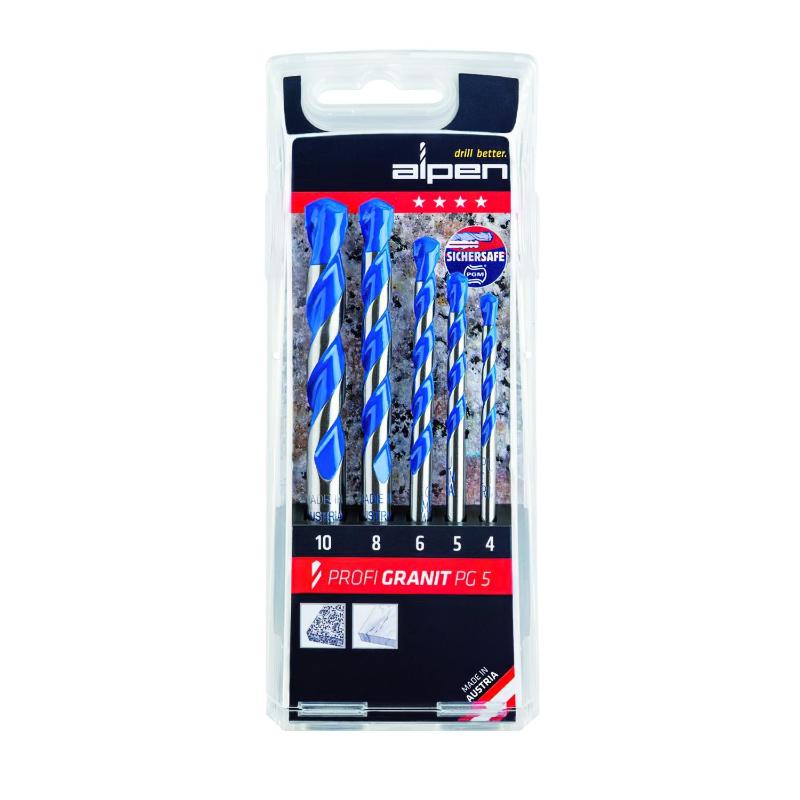 Estuche Brocas Alpen Granito 5 Piezas_0