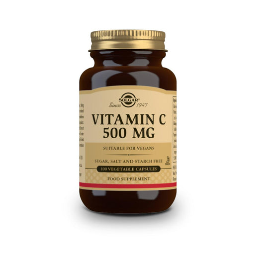 Vitamina C, 100 cápsulas vegetais de 500mg