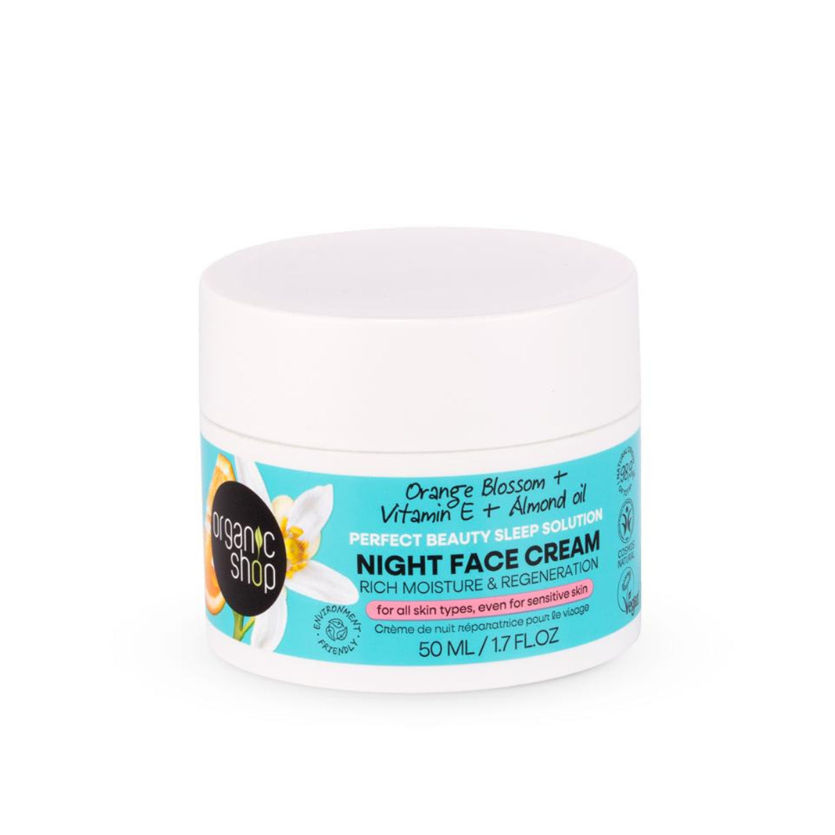 Creme Facial de Noite Organic Shop 50ml