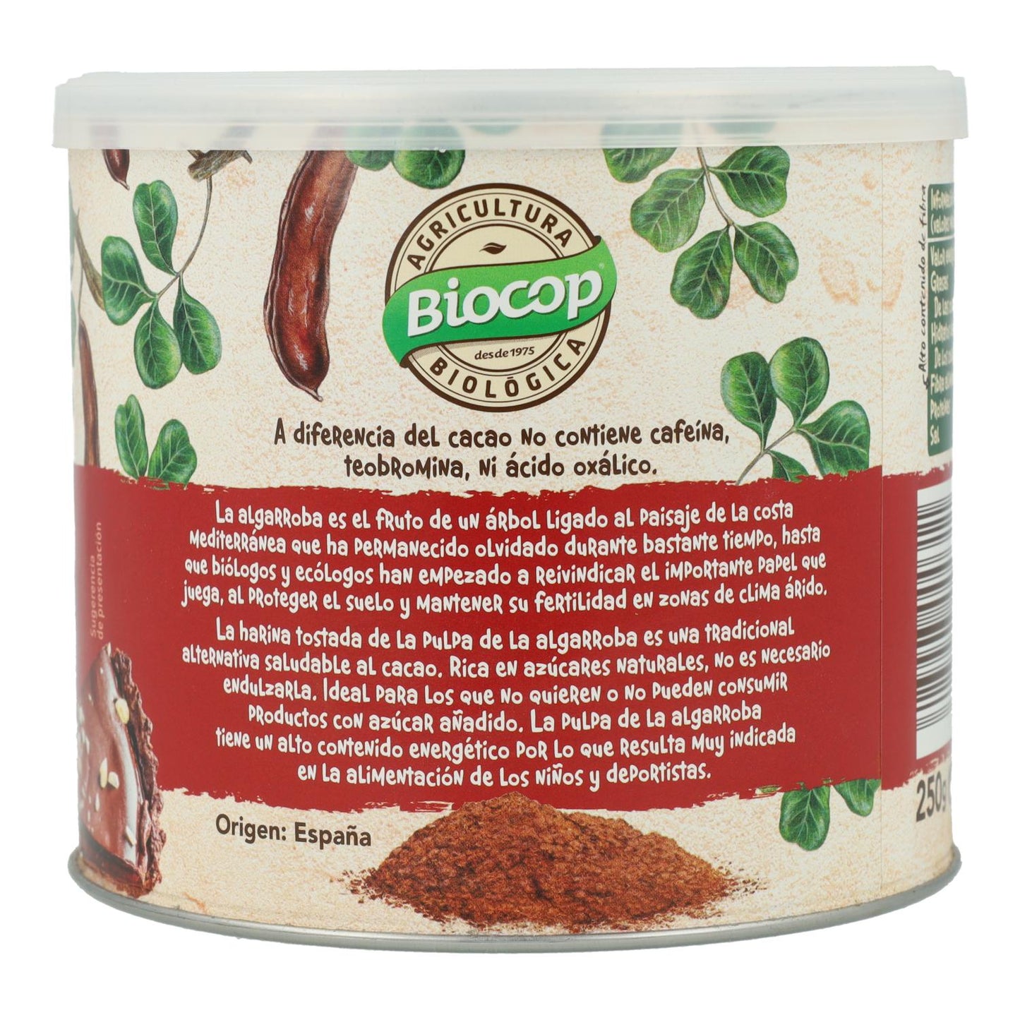 Biocop Pó de Alfarroba Biológica 250g