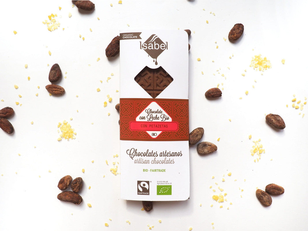 Tableta Bio Chocolate Con Leche Con Limón Efervescente (petazetas)_0