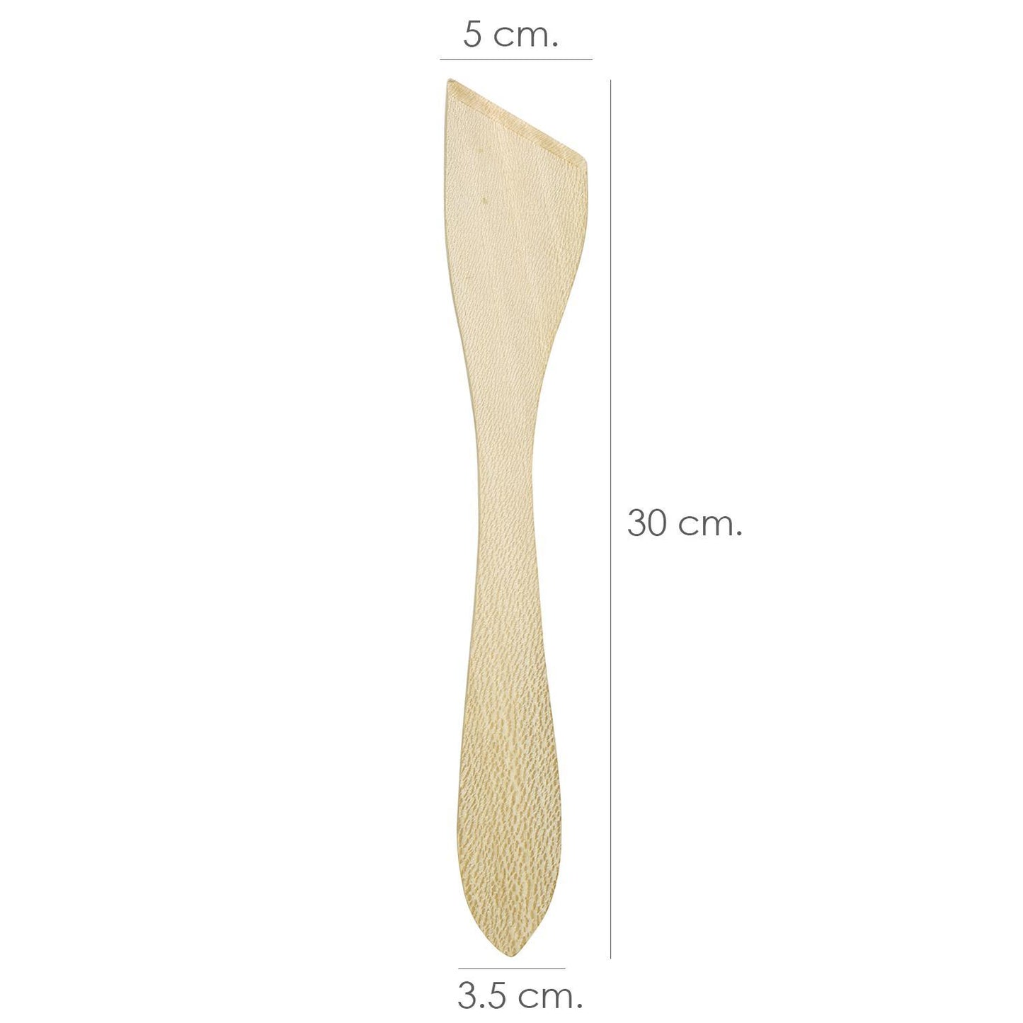 Espatula Sarten Cocina Madera Oryx 30 Cm.