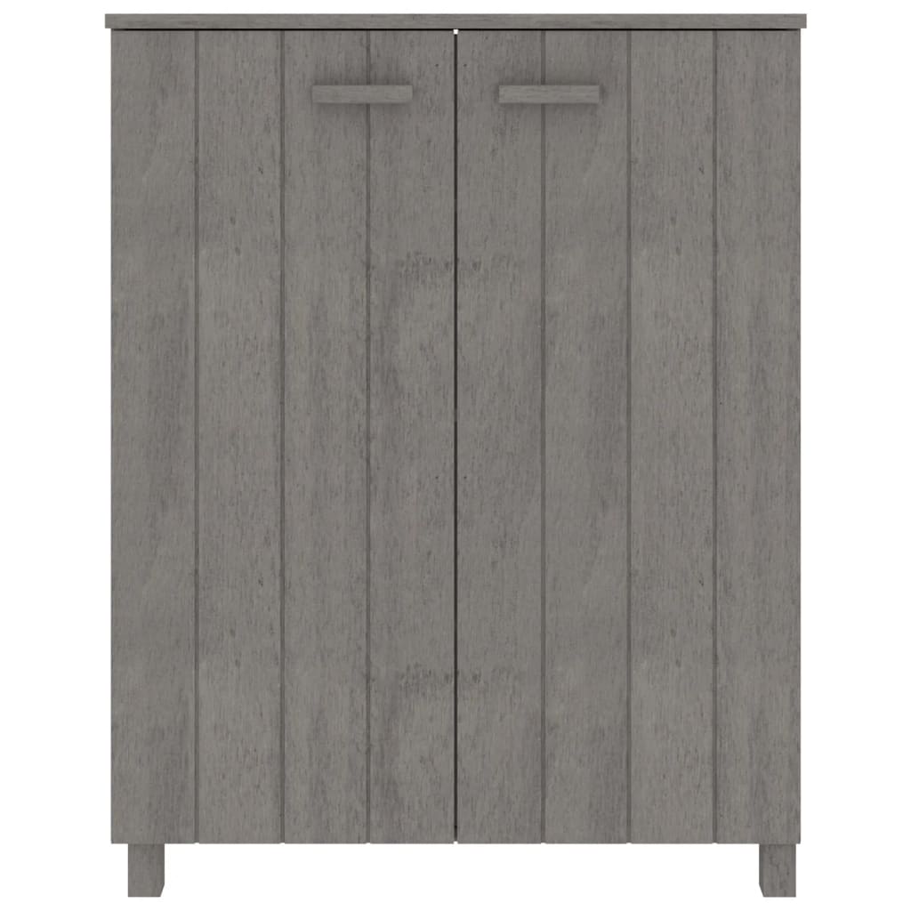 Zapatero Hamar Madera Maciza Pino Gris Claro 85x40x108 Cm / Vetonek_5