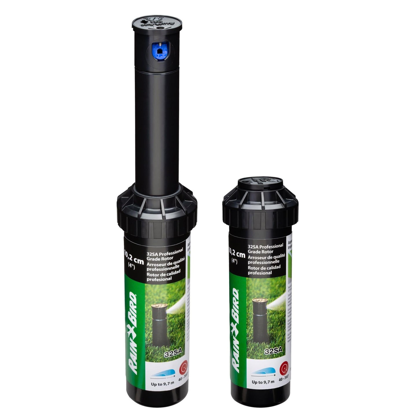 Rotor 32SA de 10 cm, alcance de 4,6 a 10,7 m Rainbird